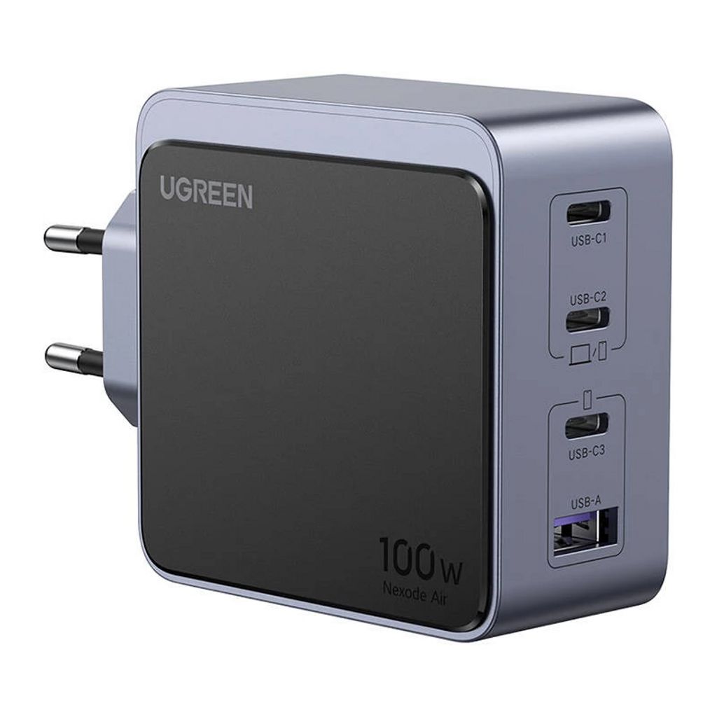 UGREEN Nexode Air X565 100W vegglader – 3 x USB-C + 1 x USB-A