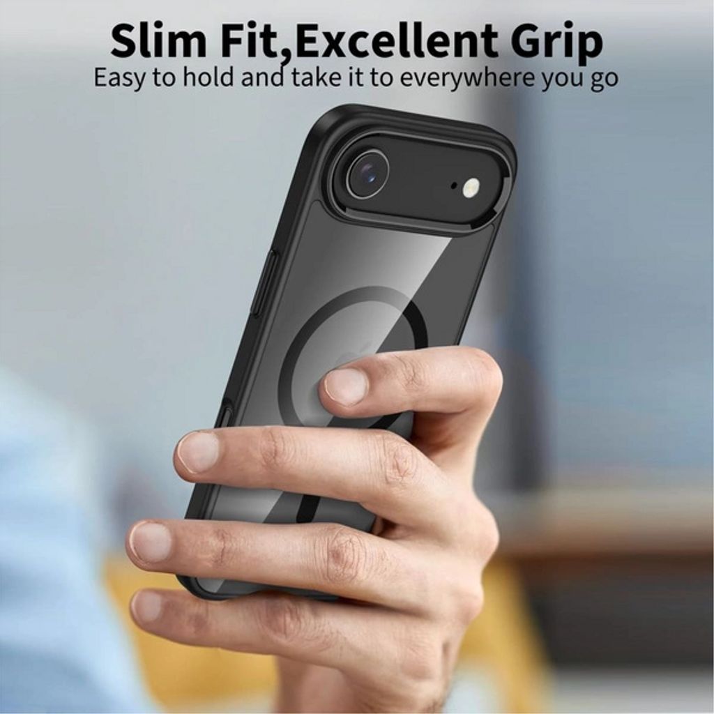 Tech-Protect MagFlex MagSafe Case for iPhone Air - Clear Black