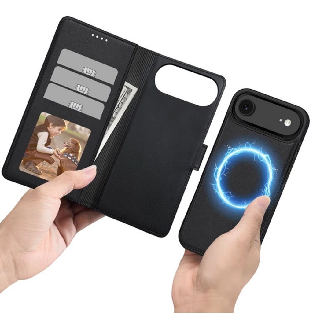 Tech-Protect MagSafe Wallet Cover for iPhone Air - Matte Black