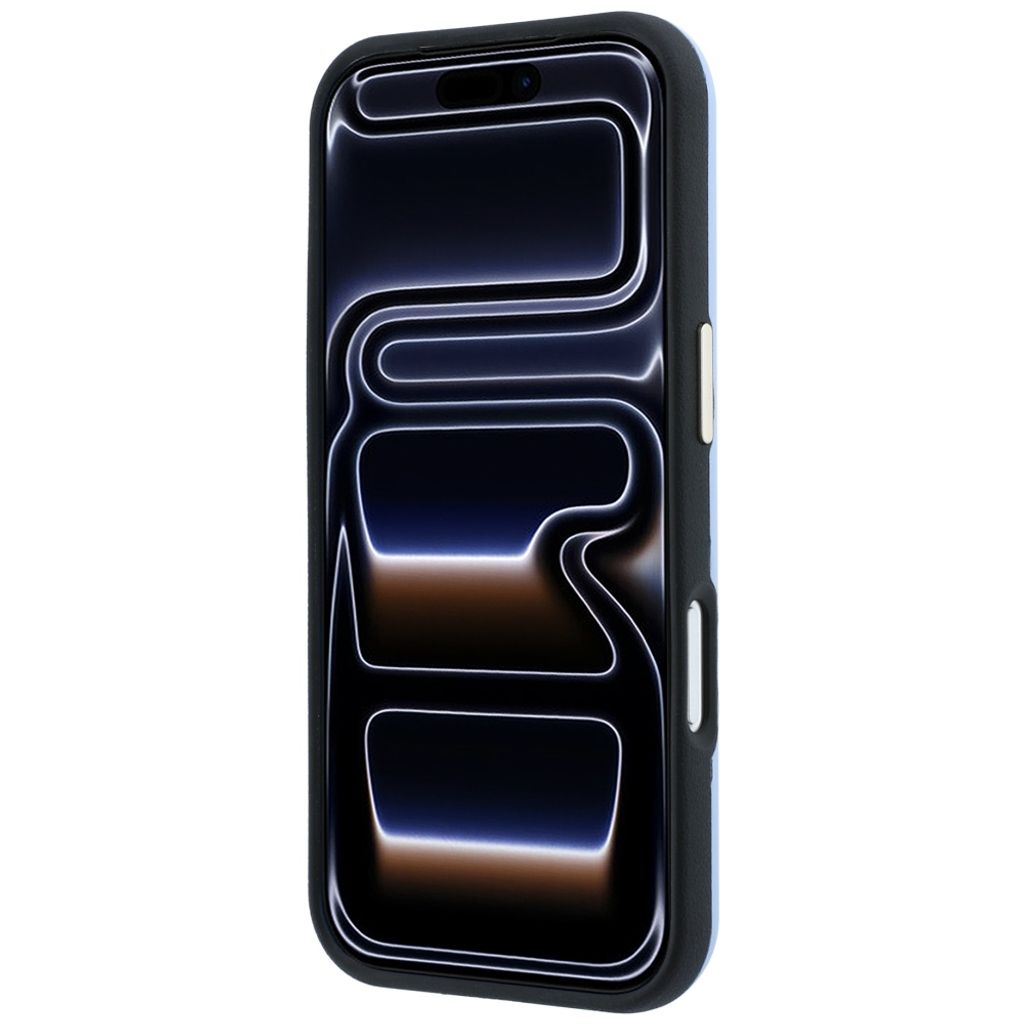 Guess Perforated 4G Gold Logo Magsafe -kuori iPhone 18 Pro Max:lle - Vaaleansininen