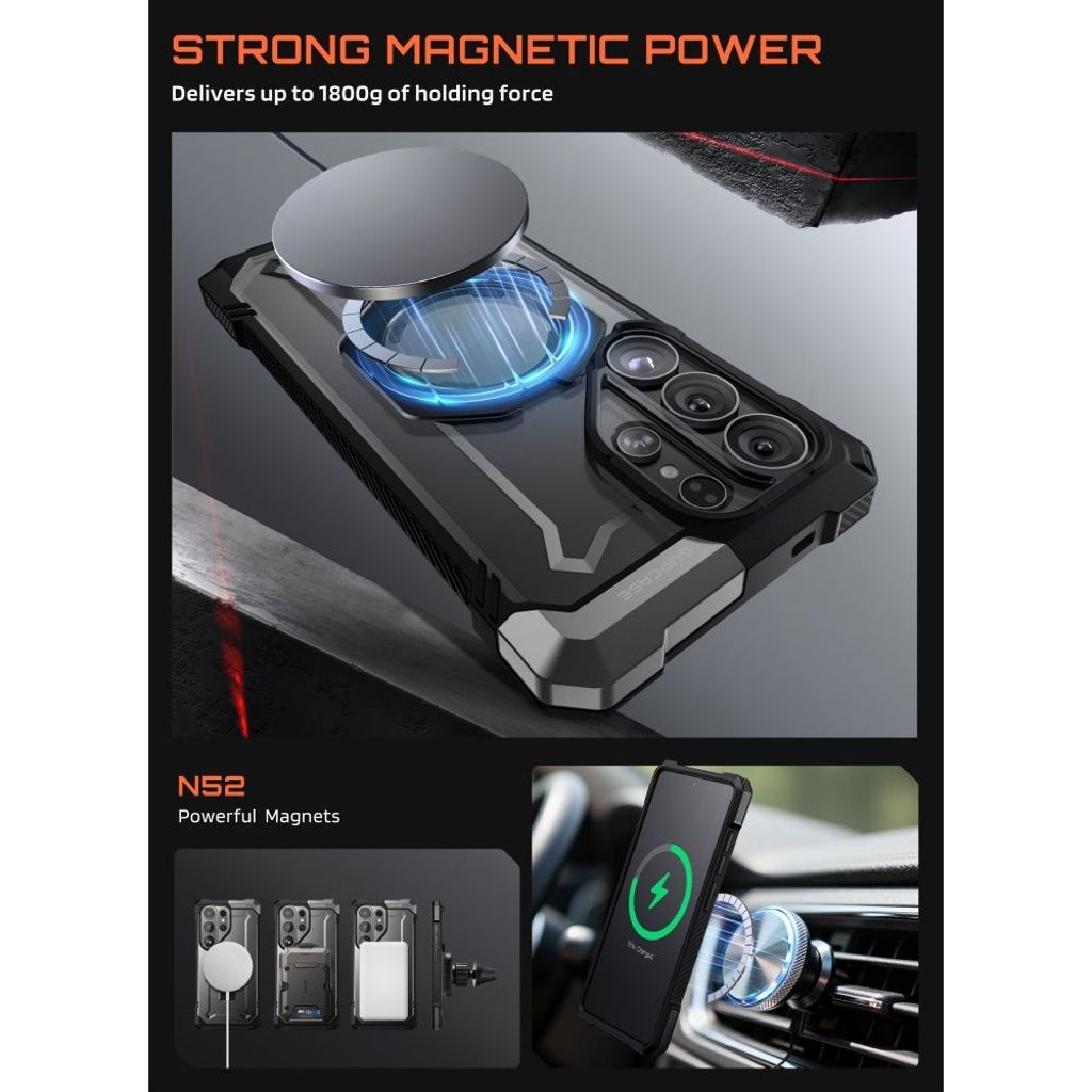 Supcase UB Grip MagSafe Skal till Samsung Galaxy S26 Ultra - Svart