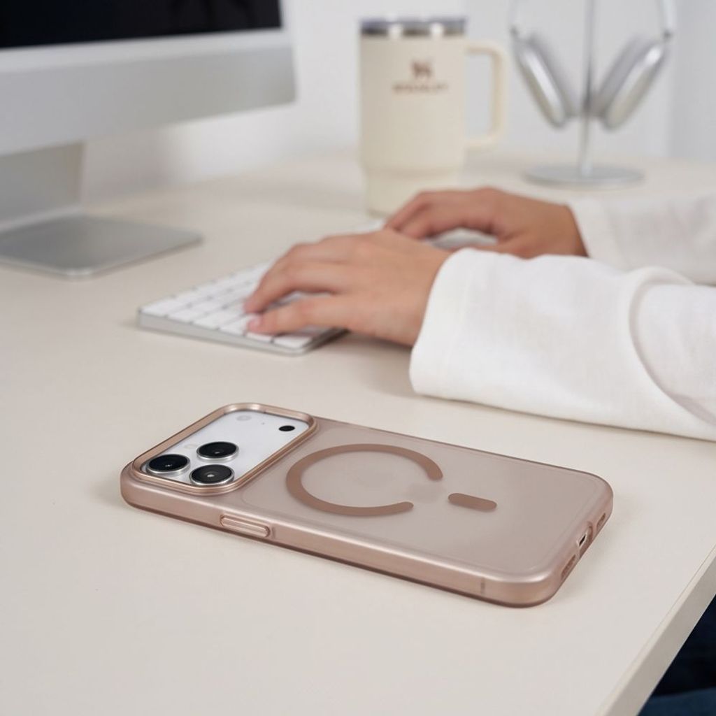 Tech-Protect MagZero MagSafe Skal till iPhone 17 Pro/18 Pro - Brun
