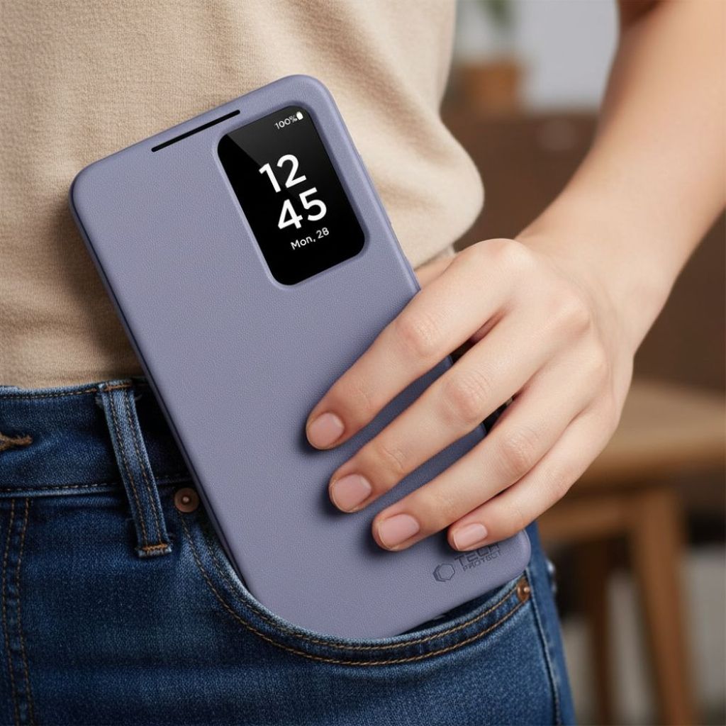 Tech-Protect Smart Wallet Flip Cover til Samsung Galaxy A57 5G  - Lilla