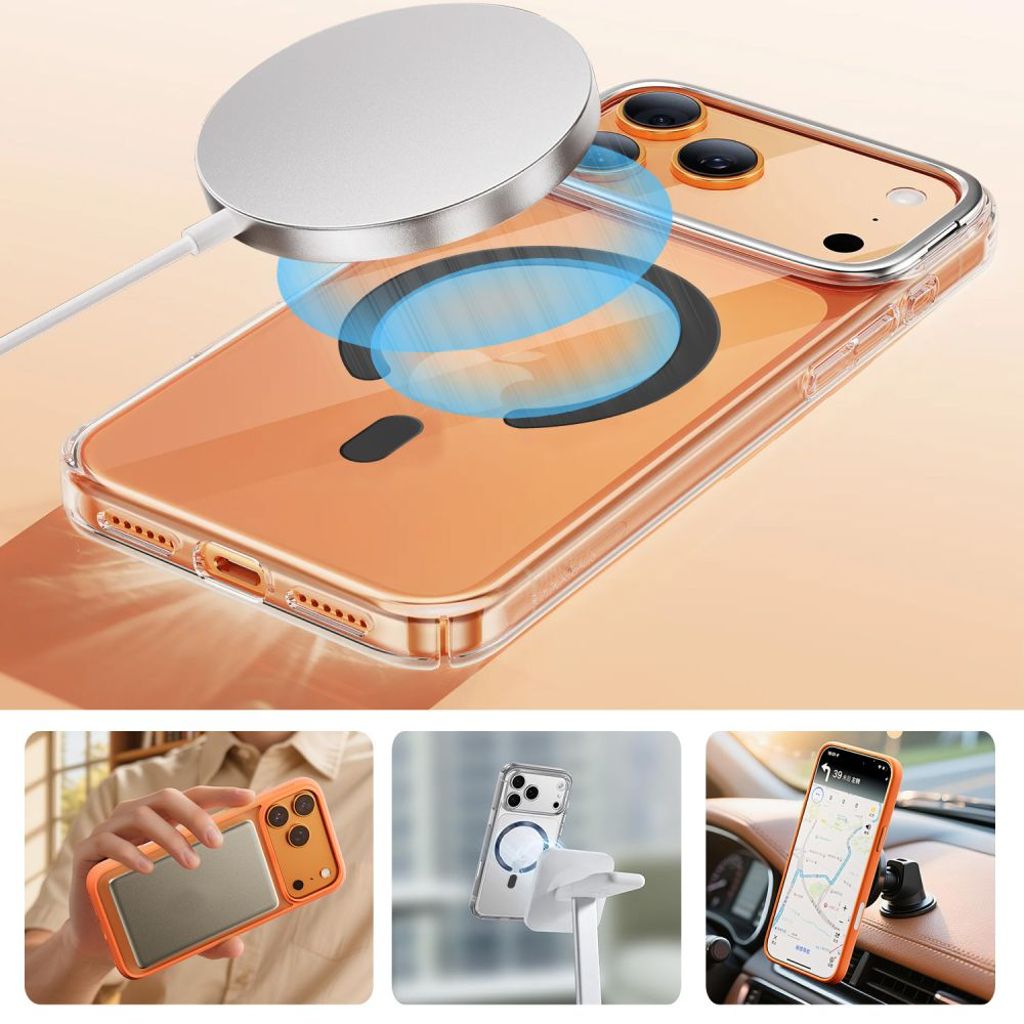 Tech-Protect MMP-200 MagSafe magnetring – Svart