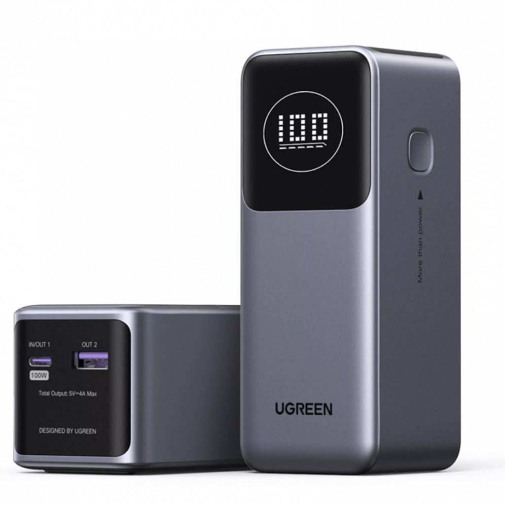 UGREEN PB724 Powerbank 20000 mAh – 100W hurtigopladning