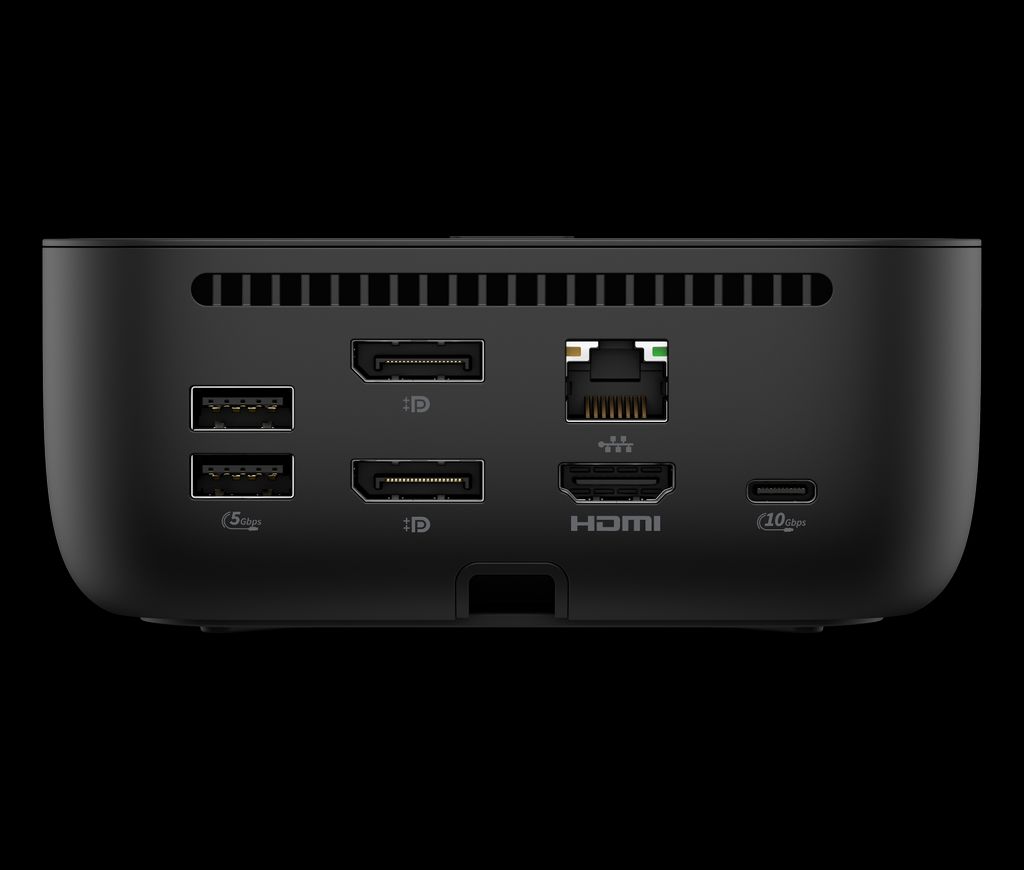 HP USB-C 100W G6-dokkingstasjon – svart
