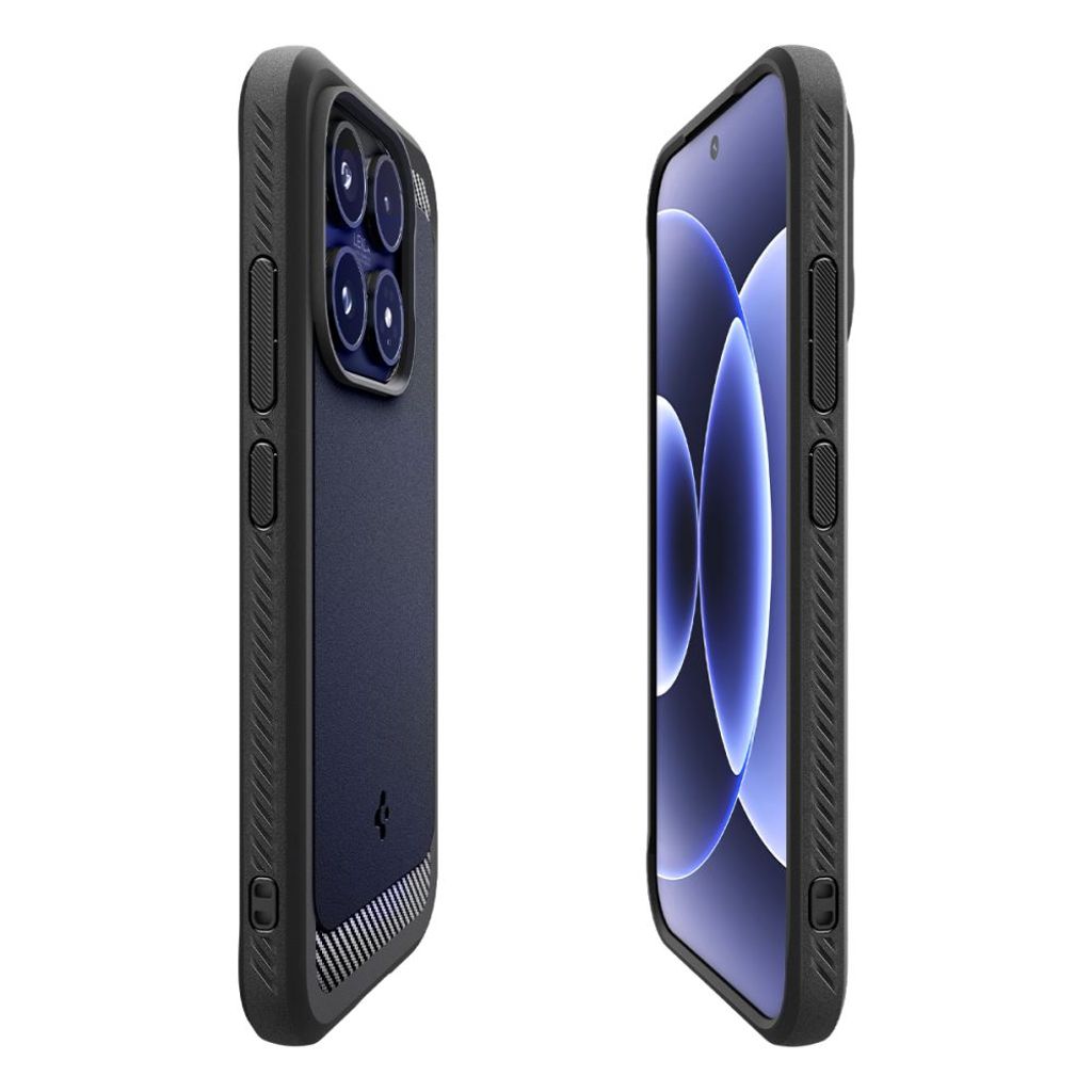 Spigen Rugged Armor Deksel til Xiaomi 17 - Svart
