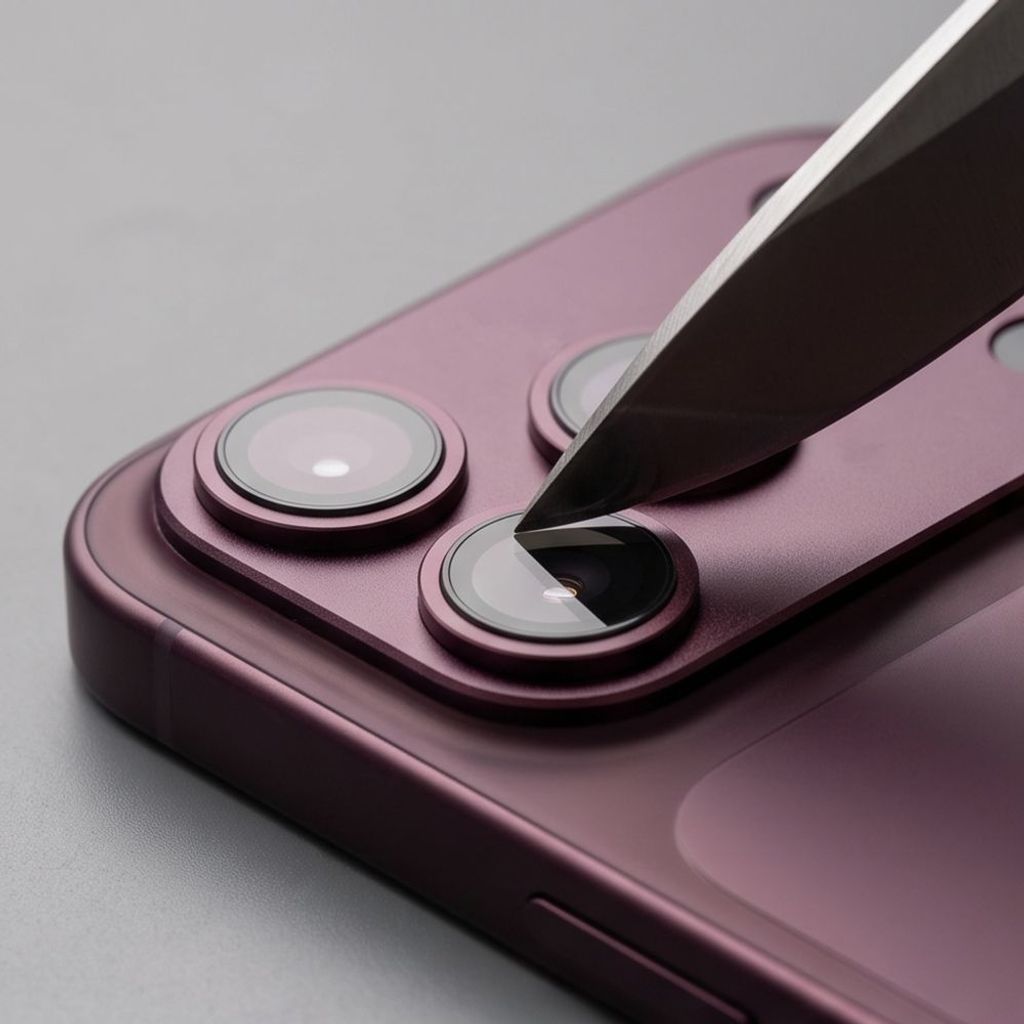 Tech-Protect Camfull Fit+ Linsskydd till iPhone 18 Pro - Vinröd
