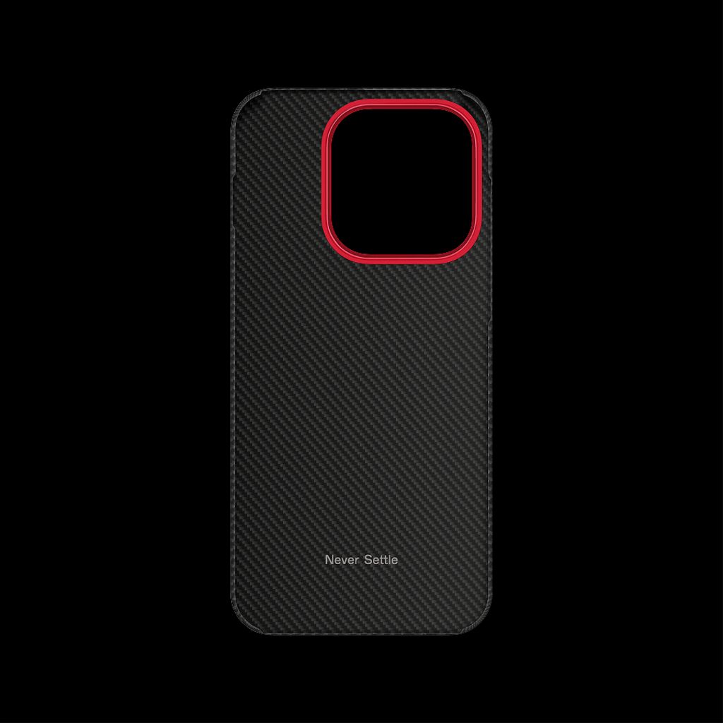OnePlus 15 Aramid Fiber MagSafe-kompatibelt Deksel – Svart