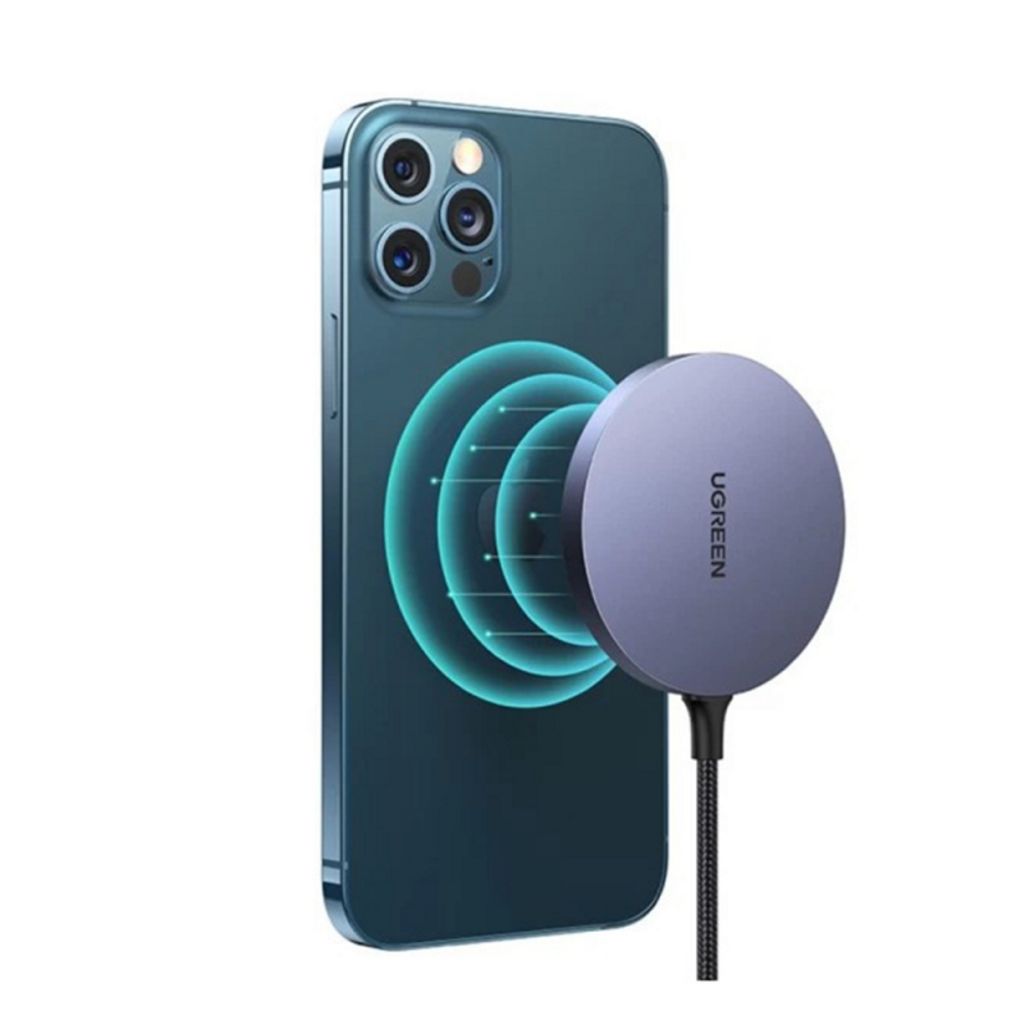 UGREEN CD245 trådløs lader 15W, 1,5m – grå