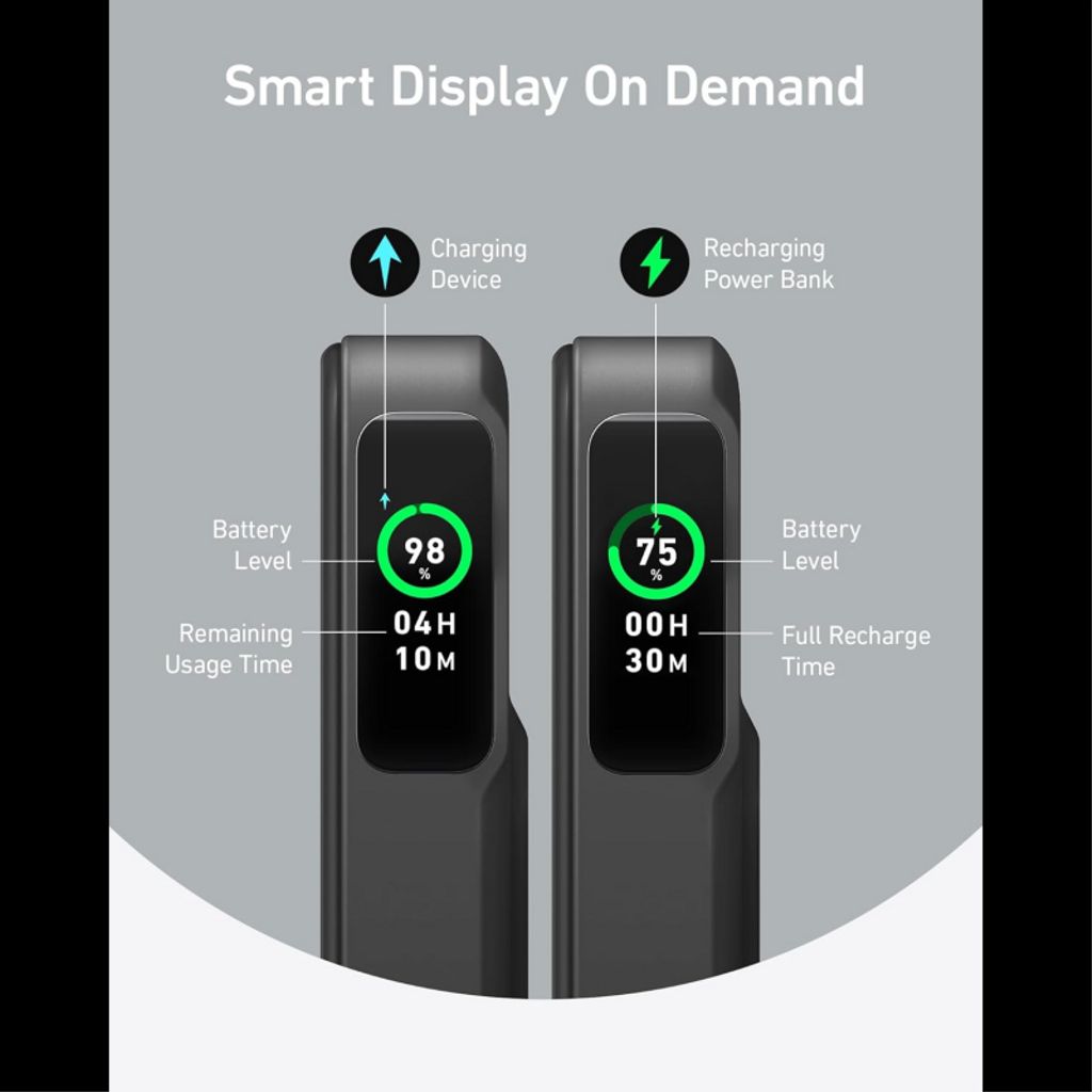 Anker MagGo Powerbank 10000mAh med trådlös laddning – Svart