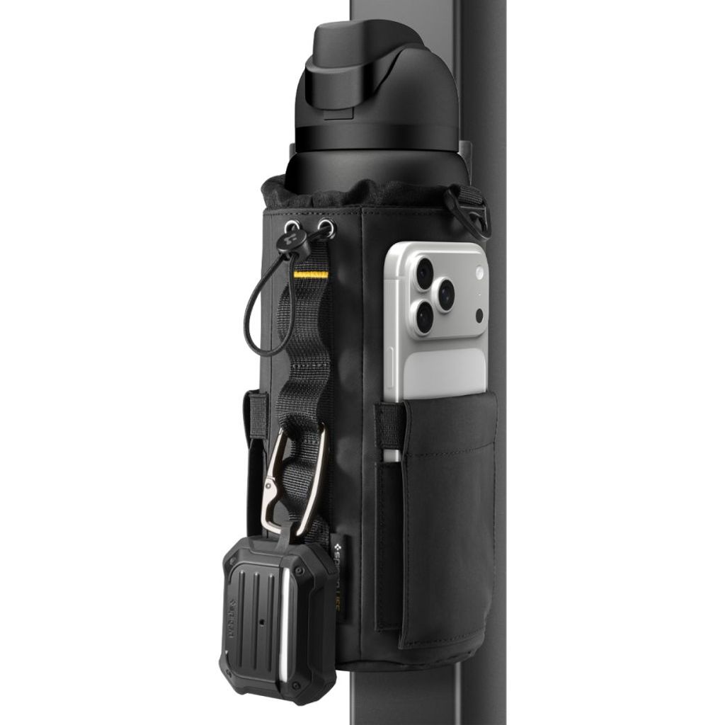 Spigen LF500 Väska för vattenflaska, telefon, nycklar - Svart