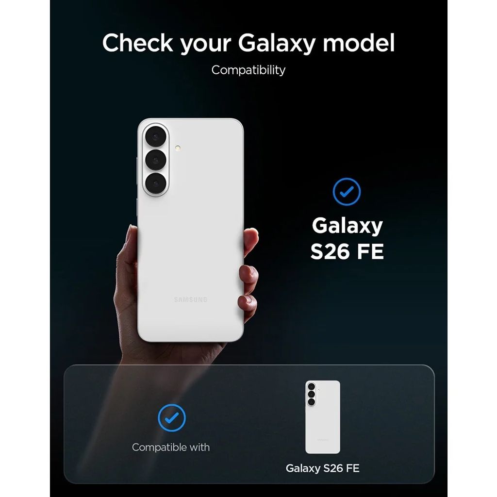 Spigen Glas.tR EZ Fit Pro -näytönsuoja  Samsung Galaxy S26 FE:lle
