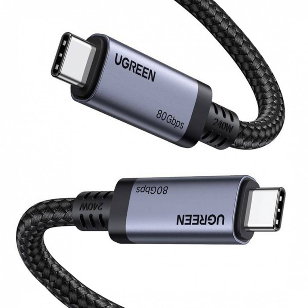 UGREEN L706 USB-C till USB-C kabel 240W, 5A, 1m – svart