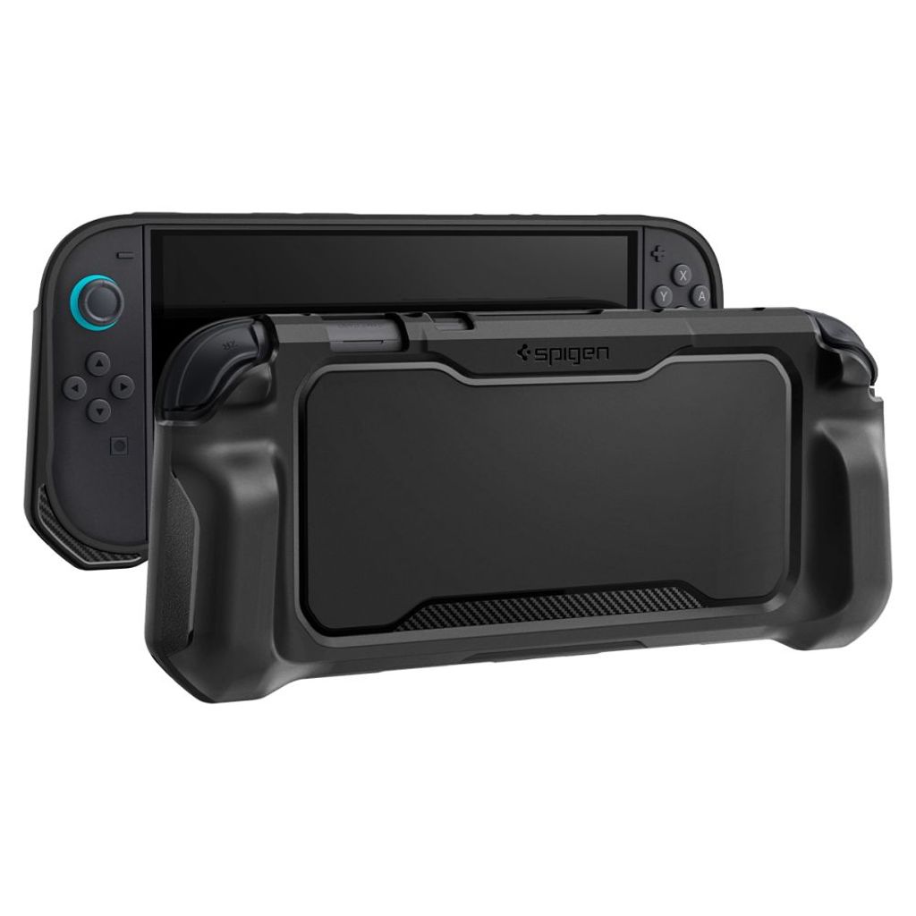 Spigen Rugged Armor-cover til Nintendo Switch 2 - Matsort