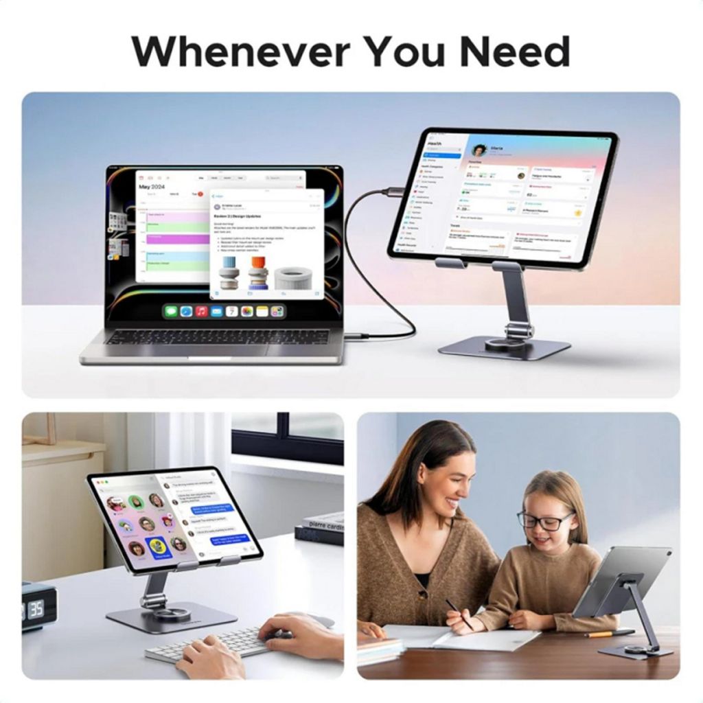 Ugreen LP894 bordstativ til mobil/tablet – grå