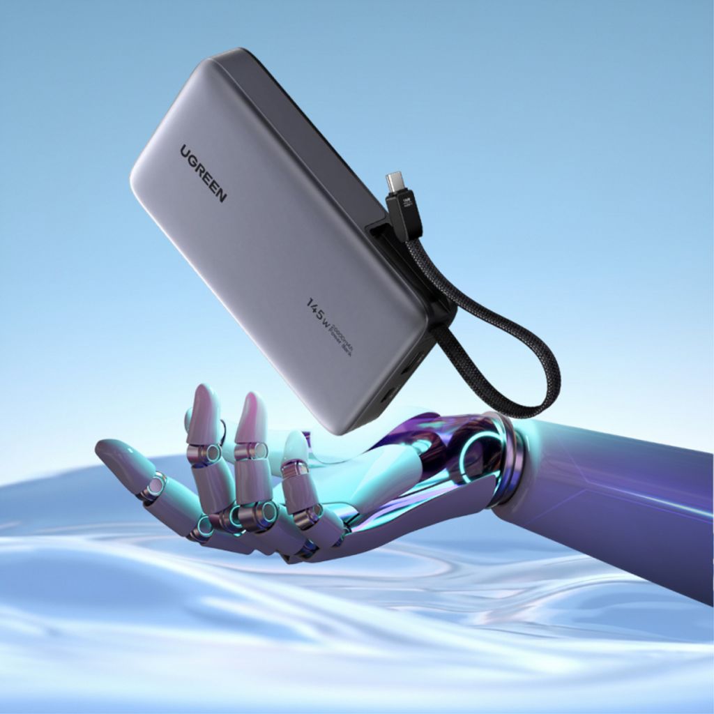 Ugreen Powerbank PB551 20000mAh, 145W, QC + PD - Grå