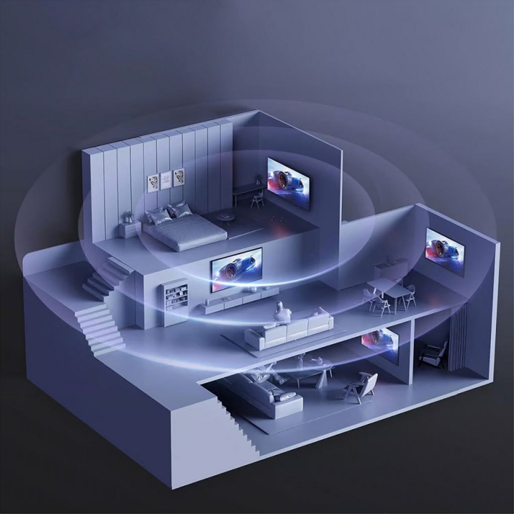 UGREEN CM570 HDMI-splitter med 4 portar 4K – svart