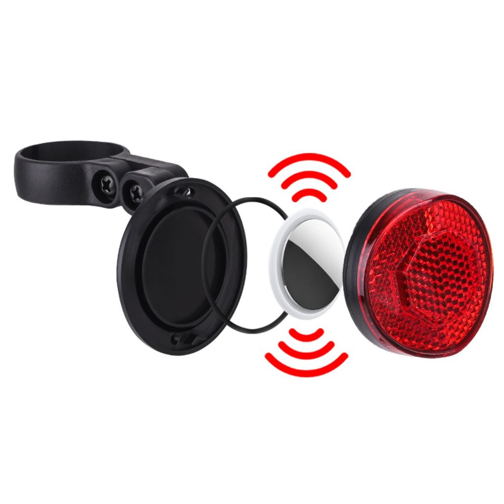 4Smarts SkyTag Duos Bluetooth-tracker med refleksholder bak for sykkel