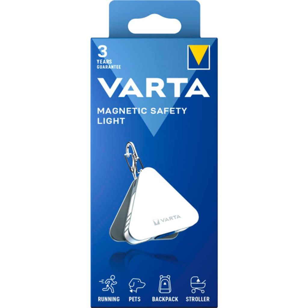 VARTA magnetisk sikkerhetslys – hvit