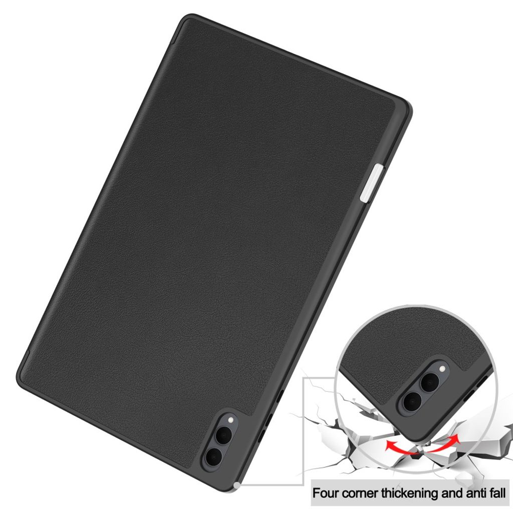 Samsung Galaxy Tab S12 Ultra/S11 Ultra Tri-fold stativfodral - Svart
