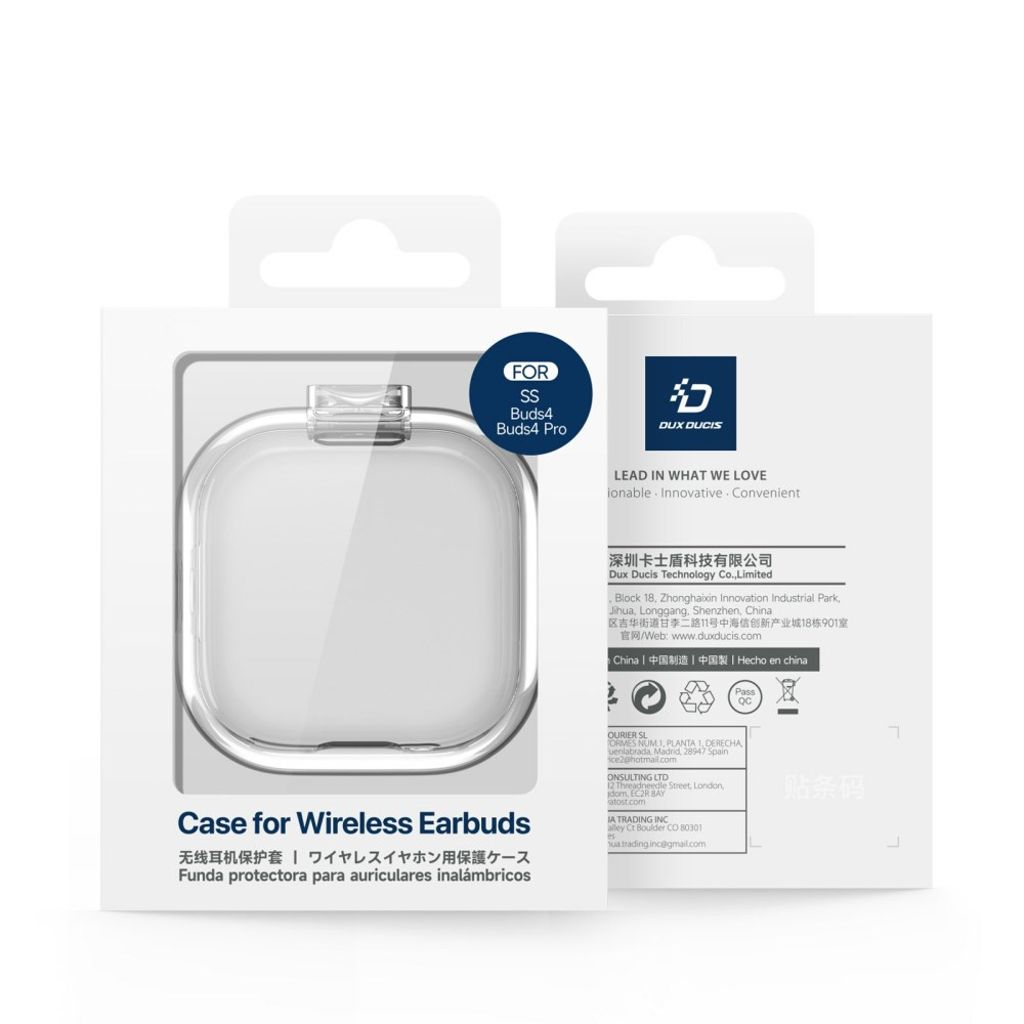 DUX DUCIS Samsung Galaxy Buds4/Buds4 Pro Kuori Karabiinilla – Musta