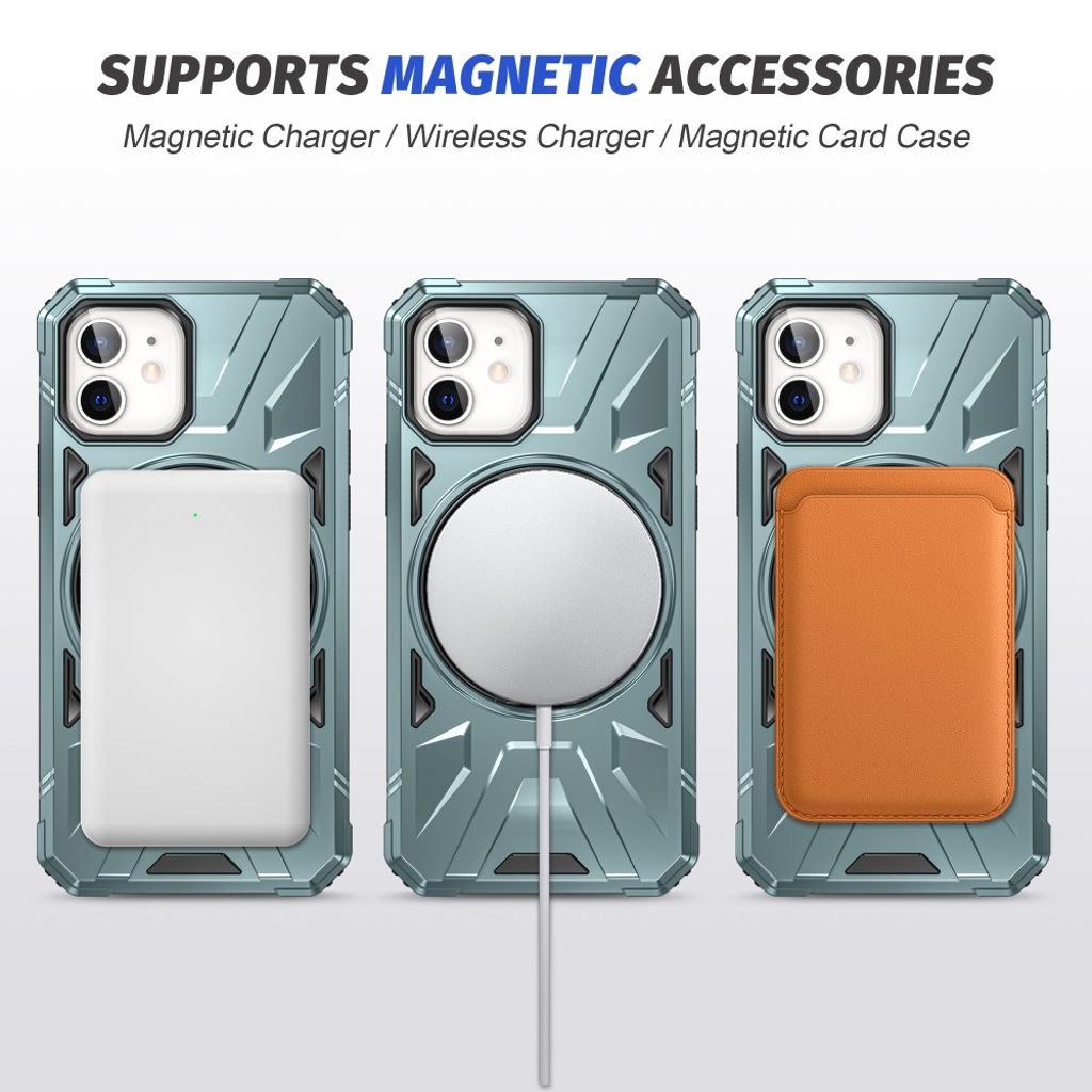 iPhone 11 Kuori Jalusta - Vihreä