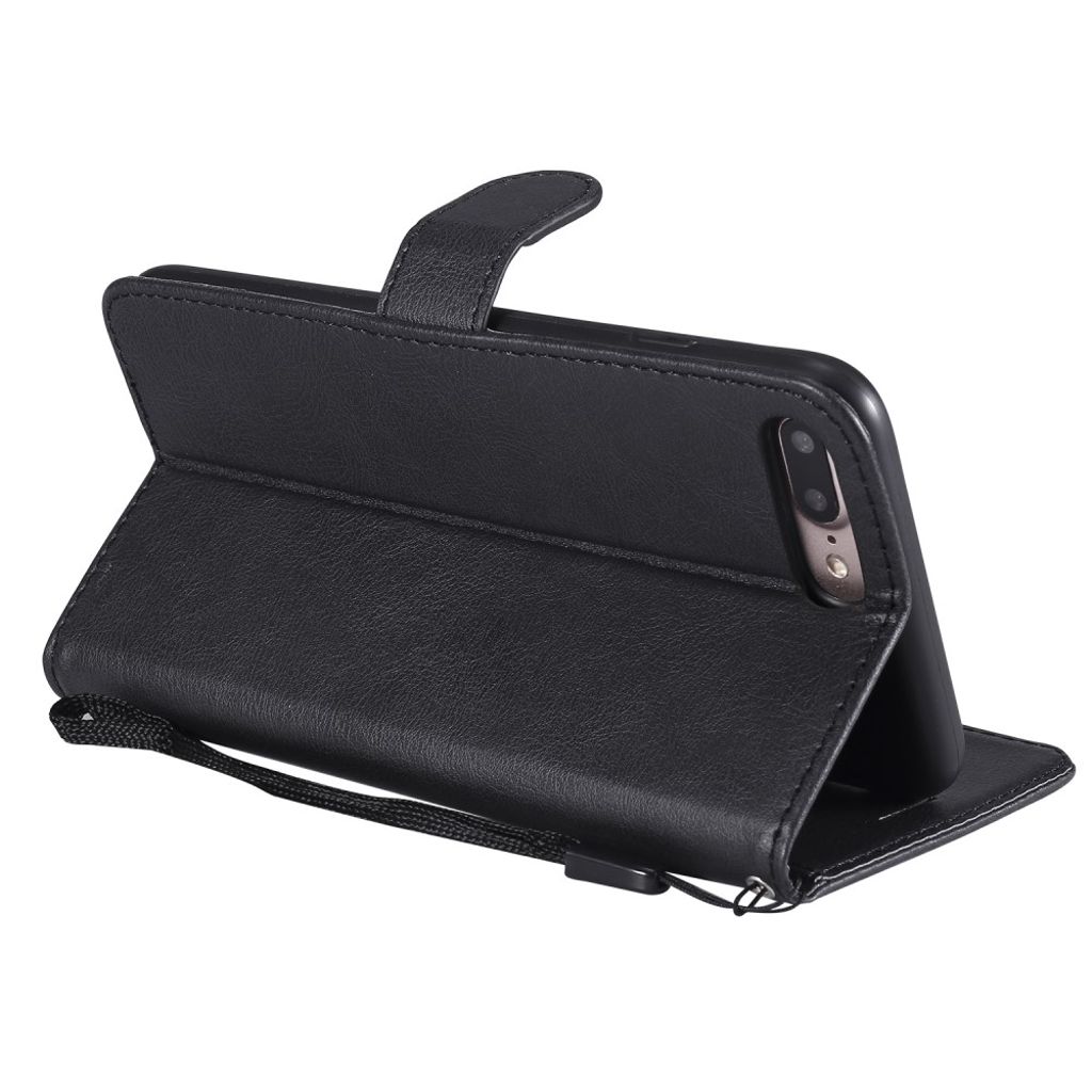 iPhone 7 Plus / 8 Plus Kotelo Korttipaikka - Musta