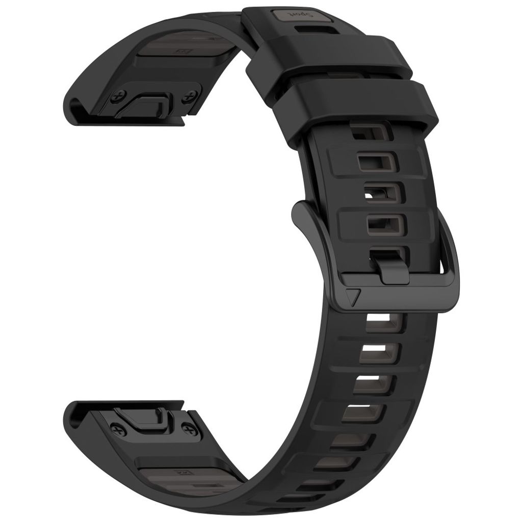 Garmin Fenix 8 43mm etc. Watch Strap - Black, Grey
