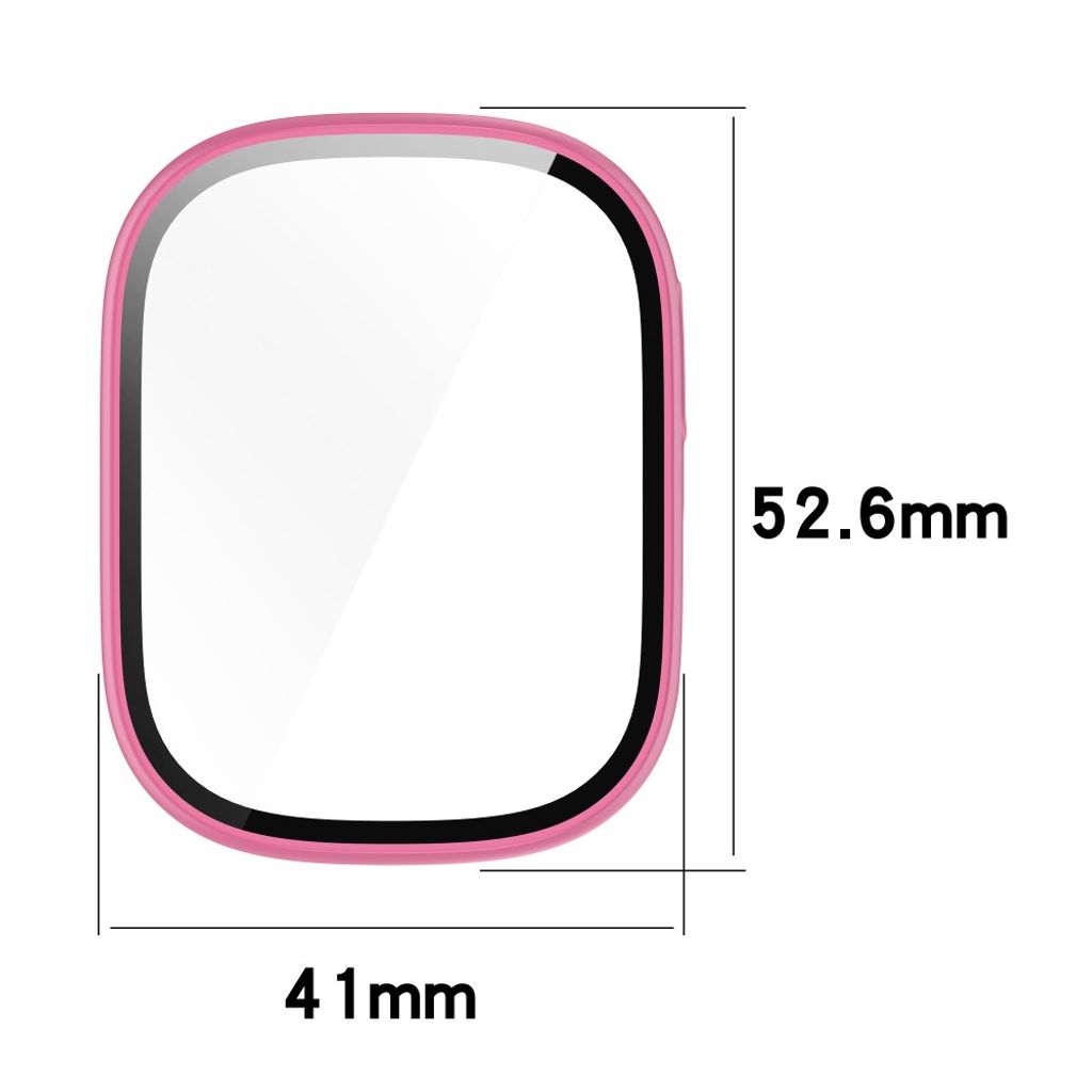 Xplora X6 Play-deksel med skjermbeskytter i herdet glass – rosa