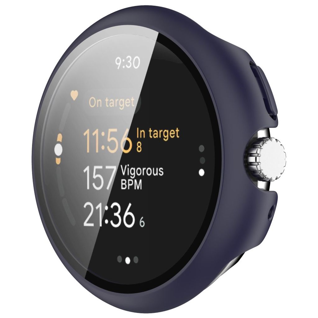 Google Pixel Watch 3 45 mmKuori, Näytönsuoja - sininen