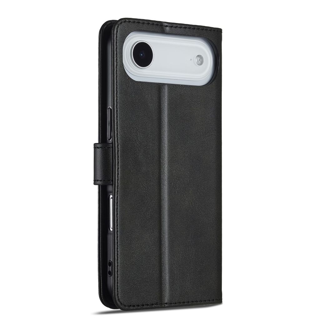 LC.IMEEKE iPhone Air Lompakkokotelo jalustalla - Musta