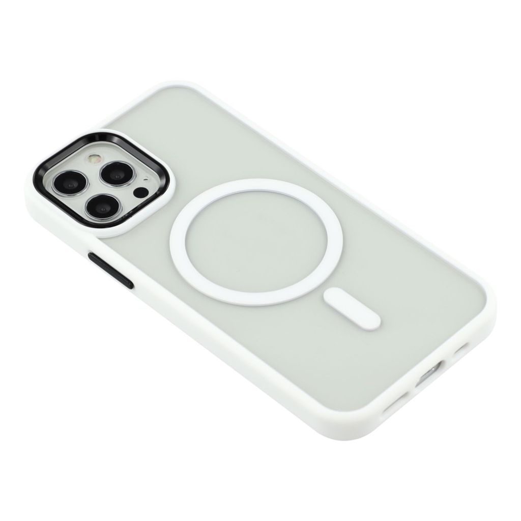 iPhone 12 Pro Max Cover med MagSafe - Hvid