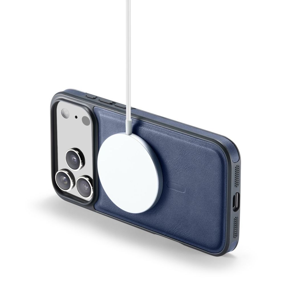 MAGKING K1 iPhone 18 Pro Max / 17 Pro Max MagSafe Deksel i PU-skinn - Blå