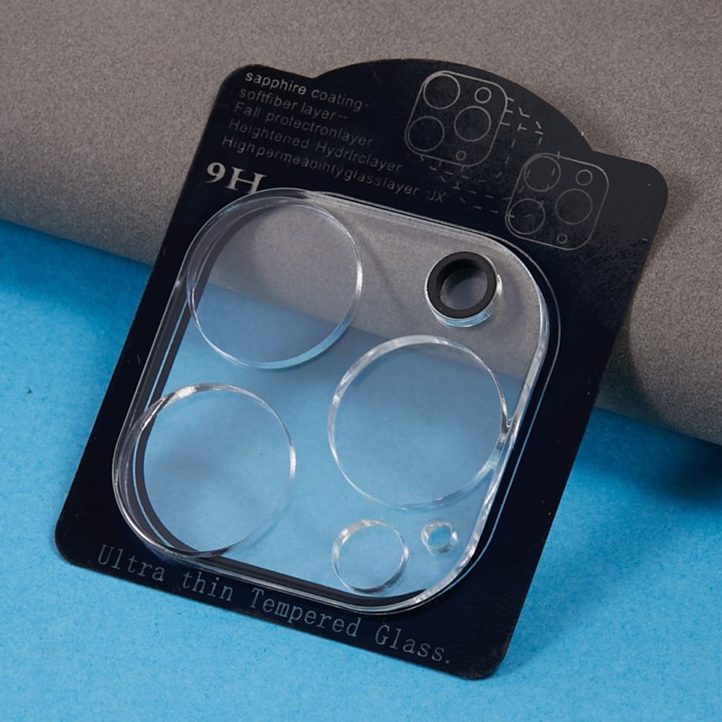 iPhone 15 Pro/15 Pro Max Linsskydd i Härdat Glas - Transparent