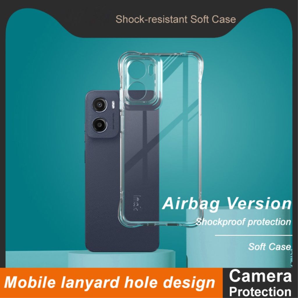 IMAK Motorola Moto G05 4G Skal Stötdämpande kanter – Transparent