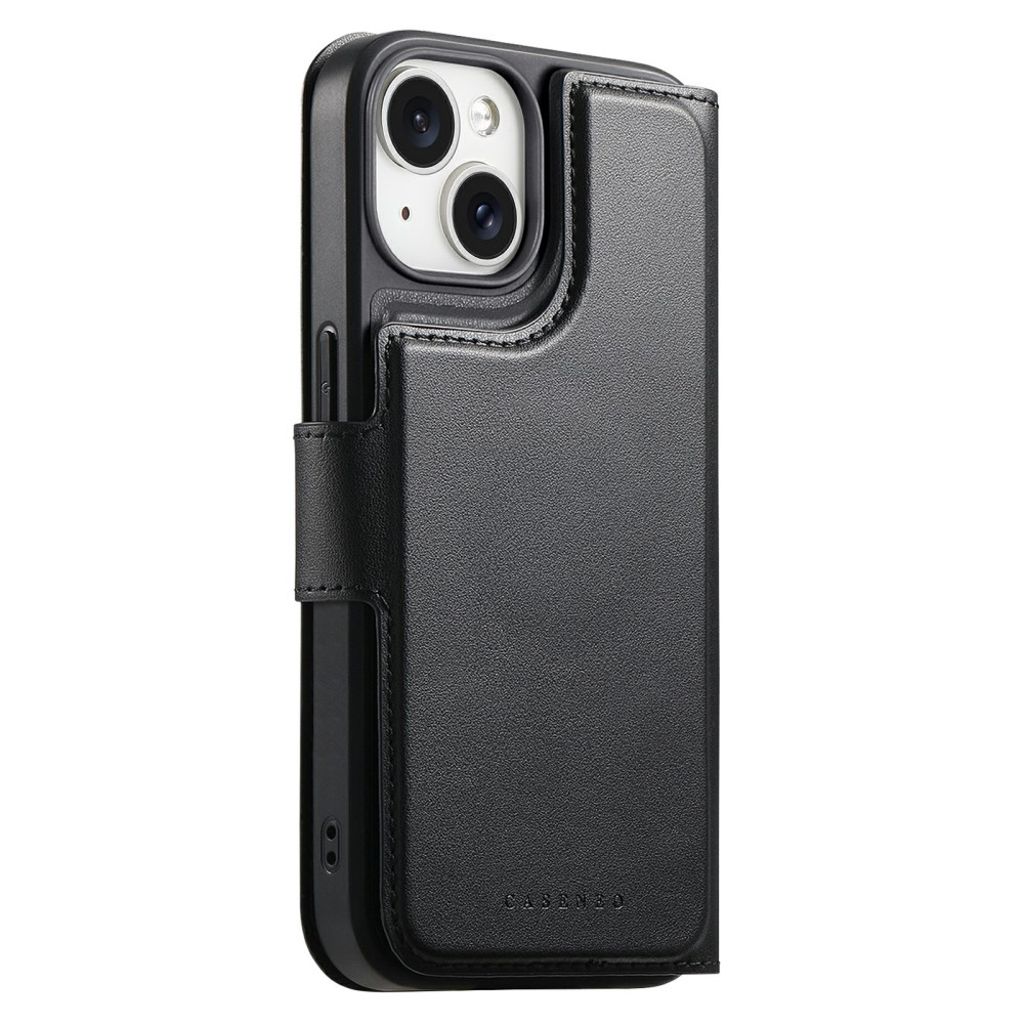CASENEO iPhone 15 MagSafe Wallet Cover - Black