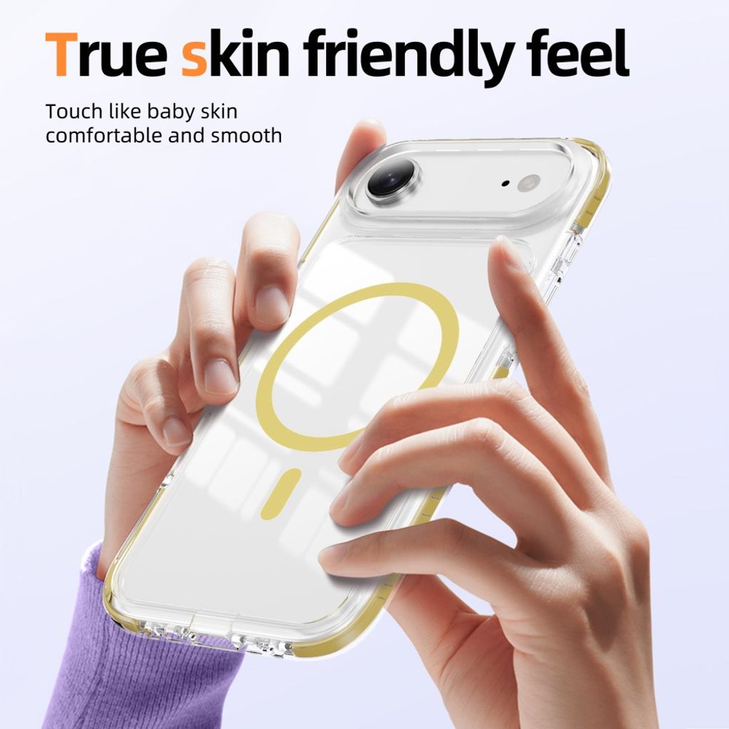 iPhone Air MagSafe kuori akryylitakalla - Keltainen