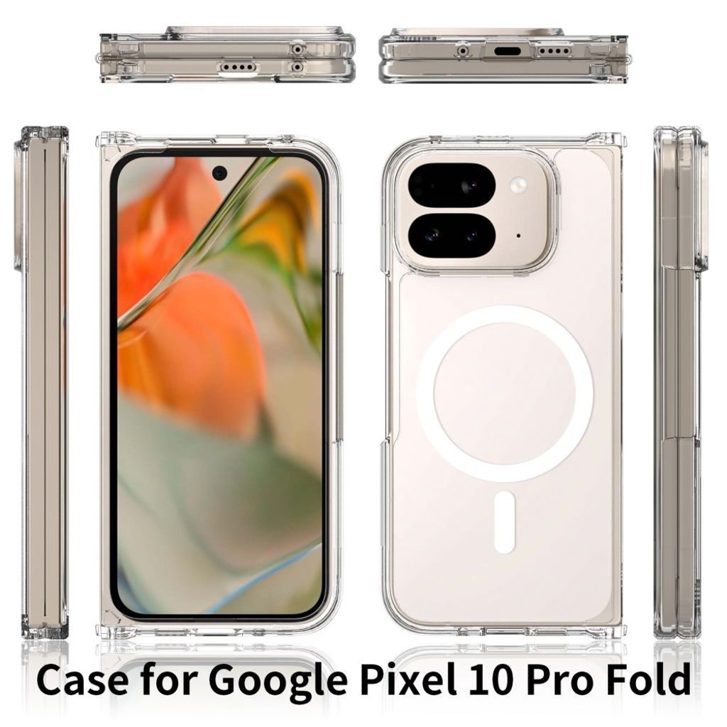 Google Pixel 10 Pro Fold Skal med MagSafe - Transparent