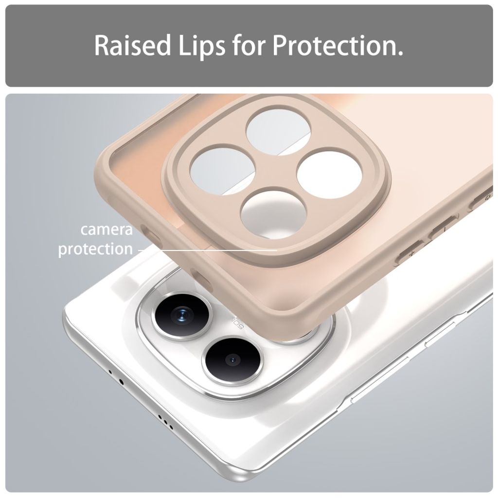 Xiaomi Poco M8 5G/Redmi Note 15 5G/15 4G Deksel Støtsikker - Desert Gold