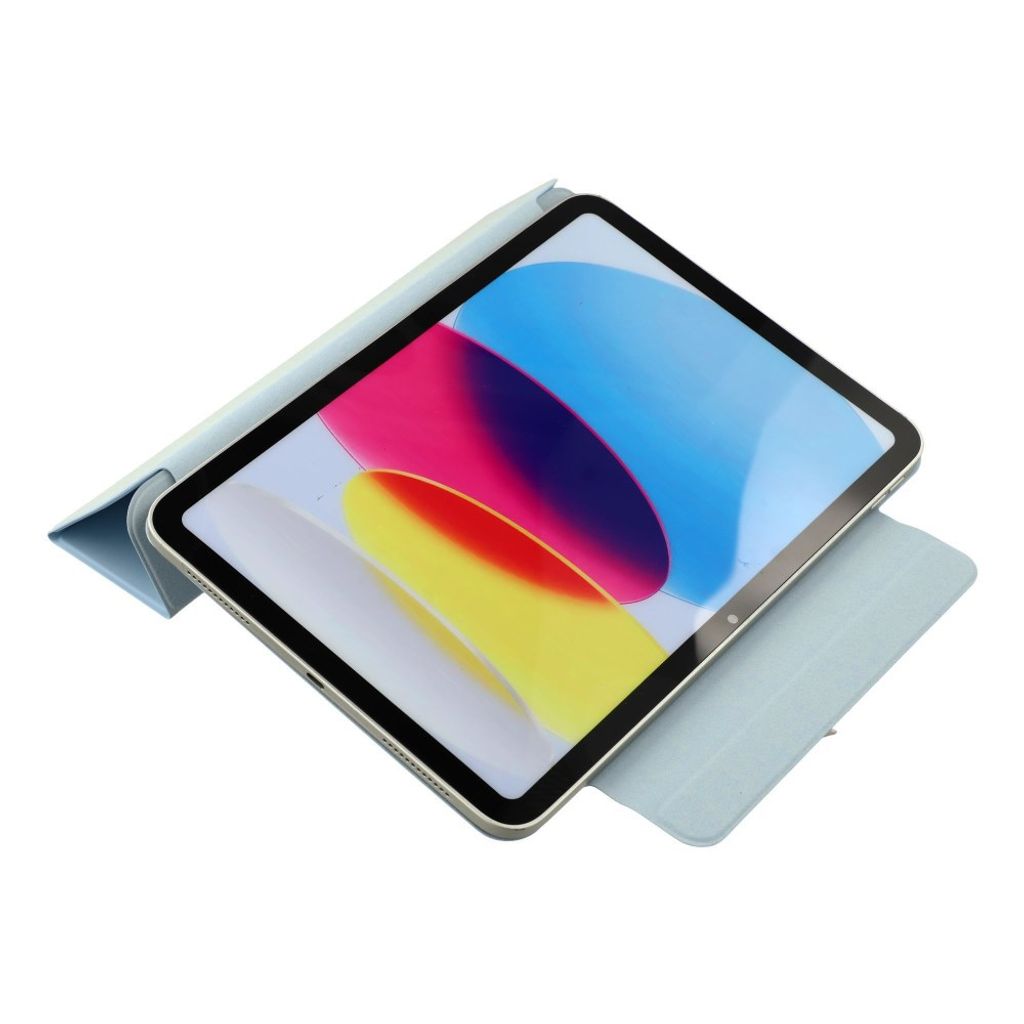 iPad A16 11" 2025/10.9" 2024 Tri-fold flip cover i kunstlæder - Blå