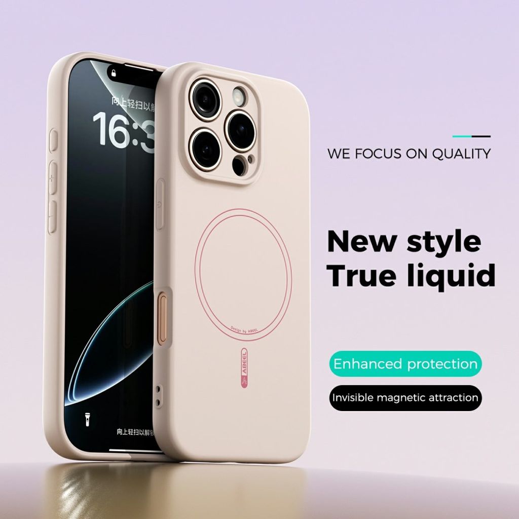 ABEEL iPhone 16 Pro Max MagSafe Case - Beige