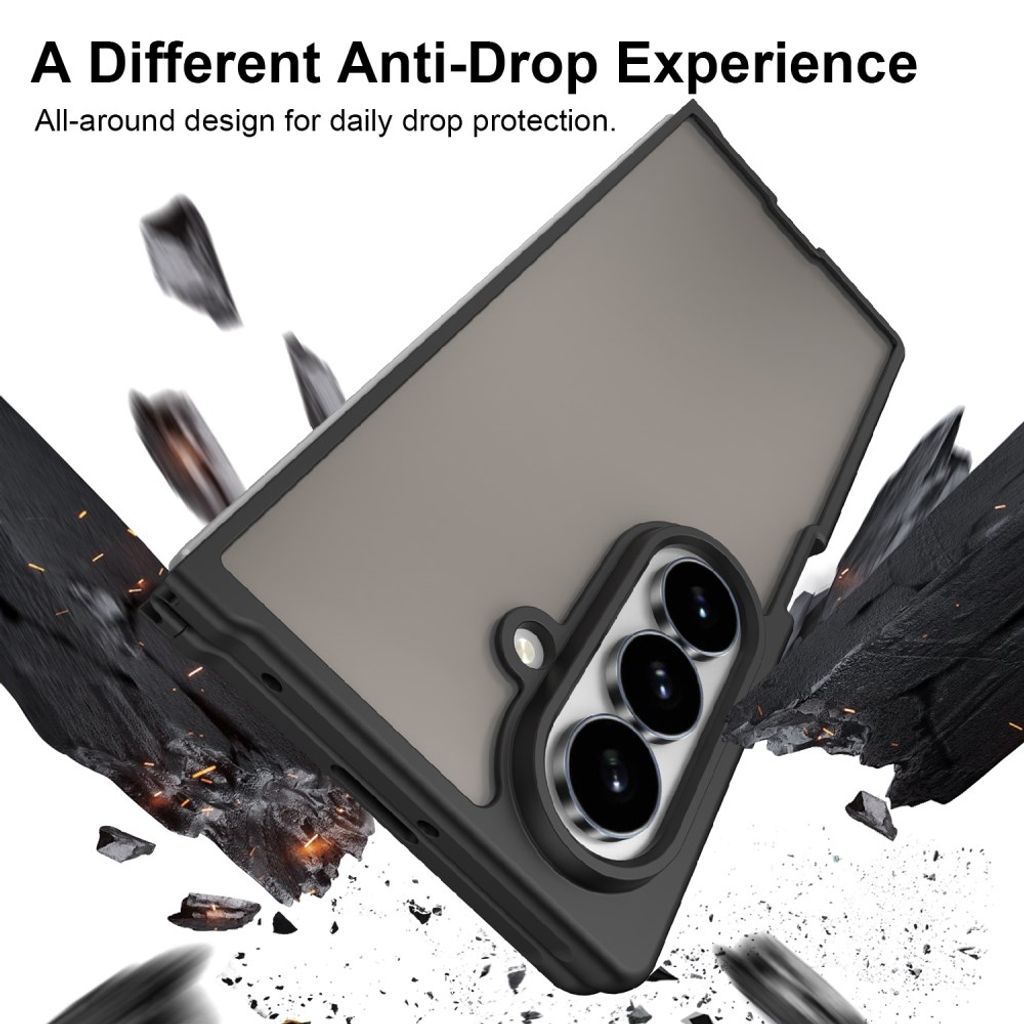 Samsung Galaxy Z Fold8 Ultra Matteret Cover - Sort
