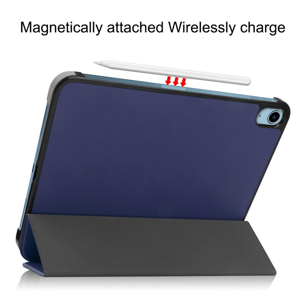 iPad A16 11" 2025 / 10.9" 2023 Tri-fold flip cover - Blå