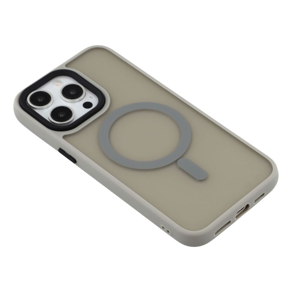 iPhone 12 Pro Max Cover MagSafe kompatibel - Grå