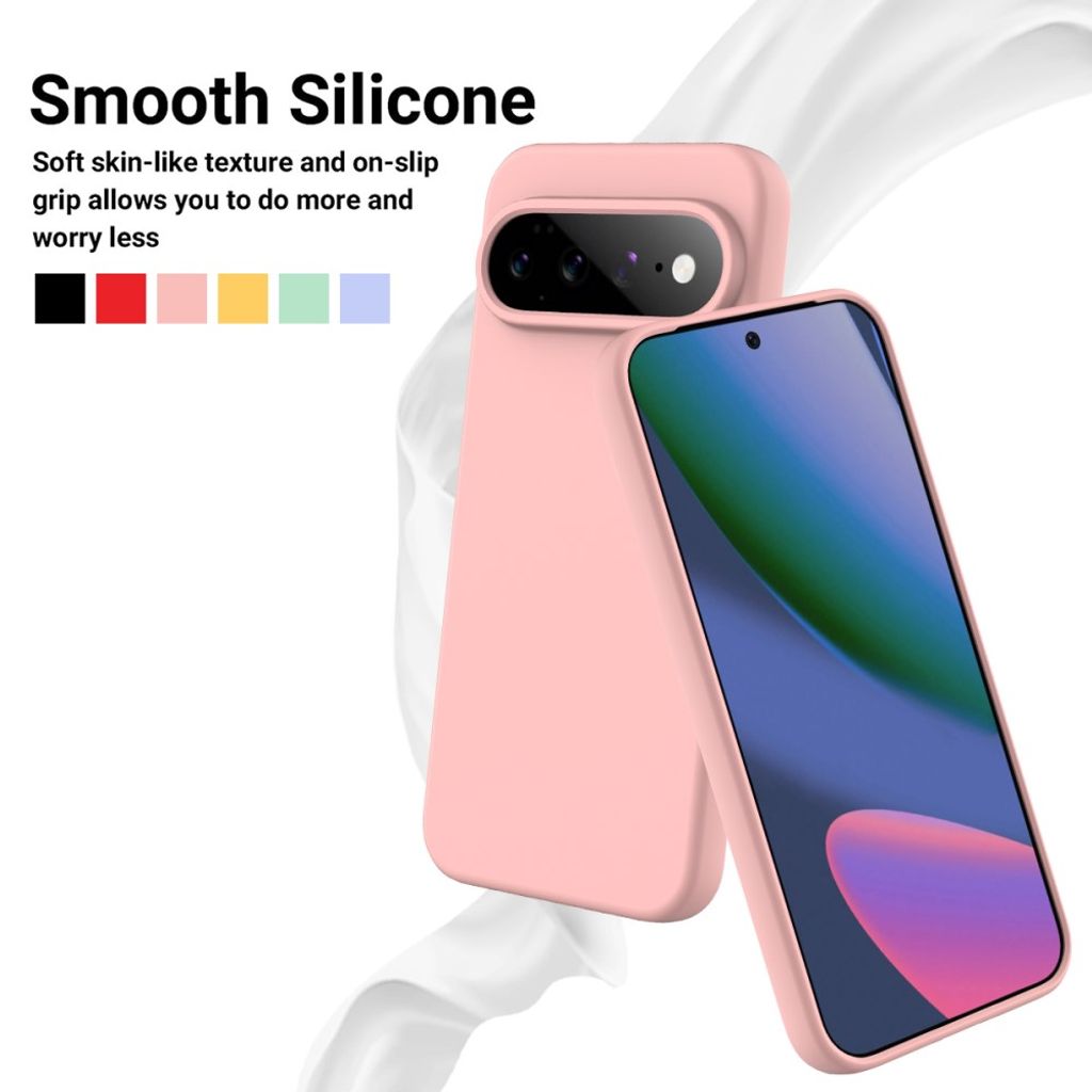 Google Pixel 11 Pro XL Deksel I Silikon - Rosa