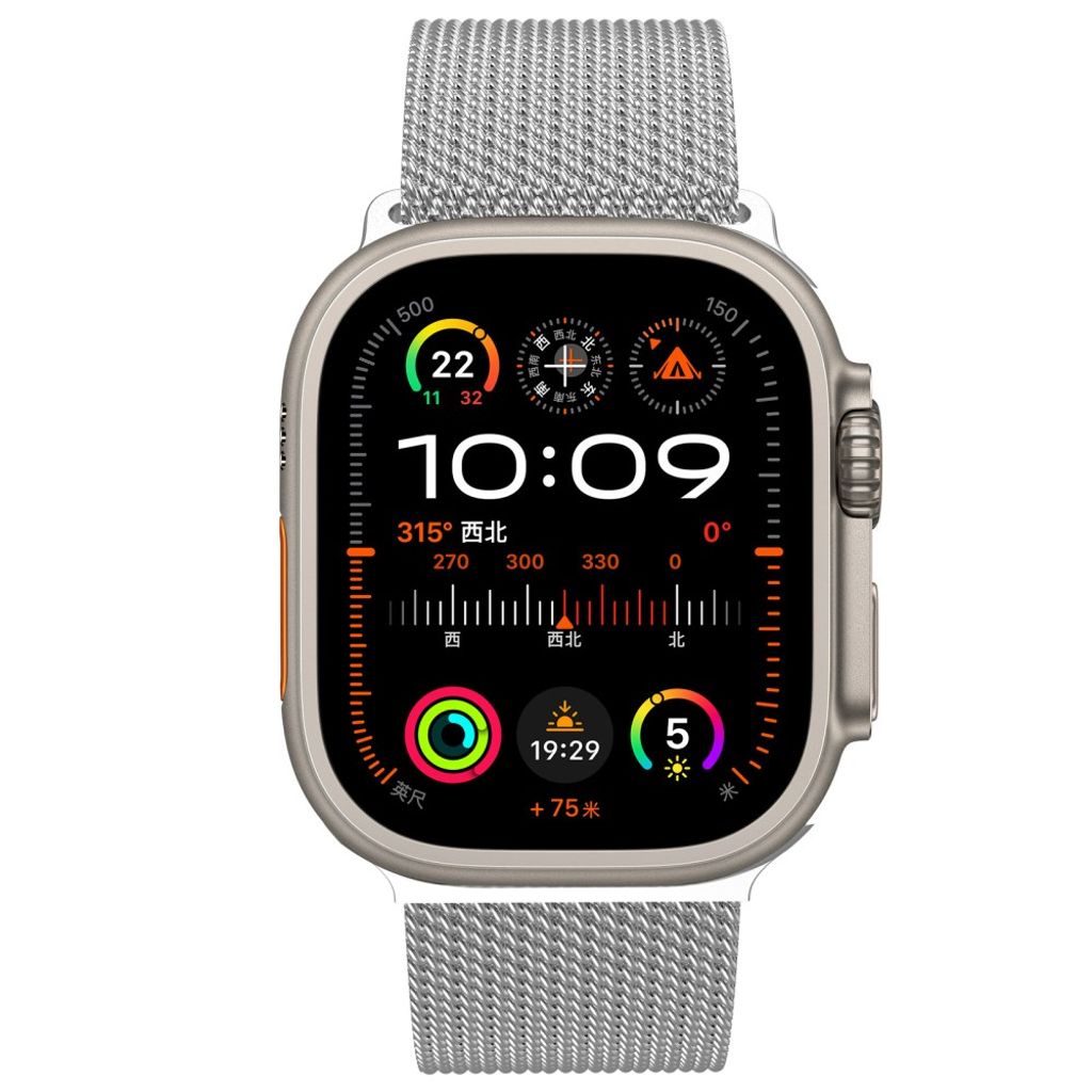 Apple Watch 38/40/41/42mm Milanese Quick Release Urrem - Sølv