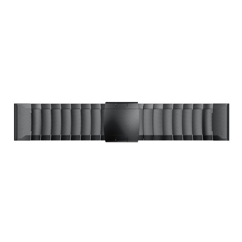Garmin Fenix 3 / 3 HR / 5X / 6X Stainless Steel Watch Strap - Black