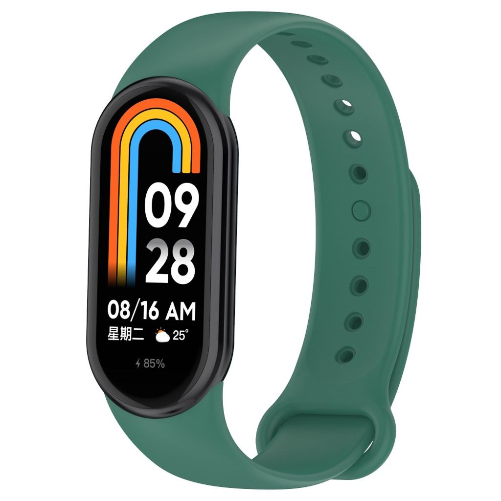 Xiaomi Smart Band 10 NFC jne. Kellonranneke, Silikoni - vihreä