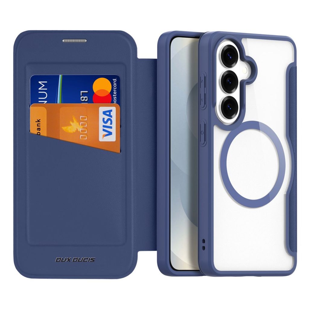 DUX DUCIS Samsung Galaxy S26 Plus MagSafe Lommeboketui - Blå